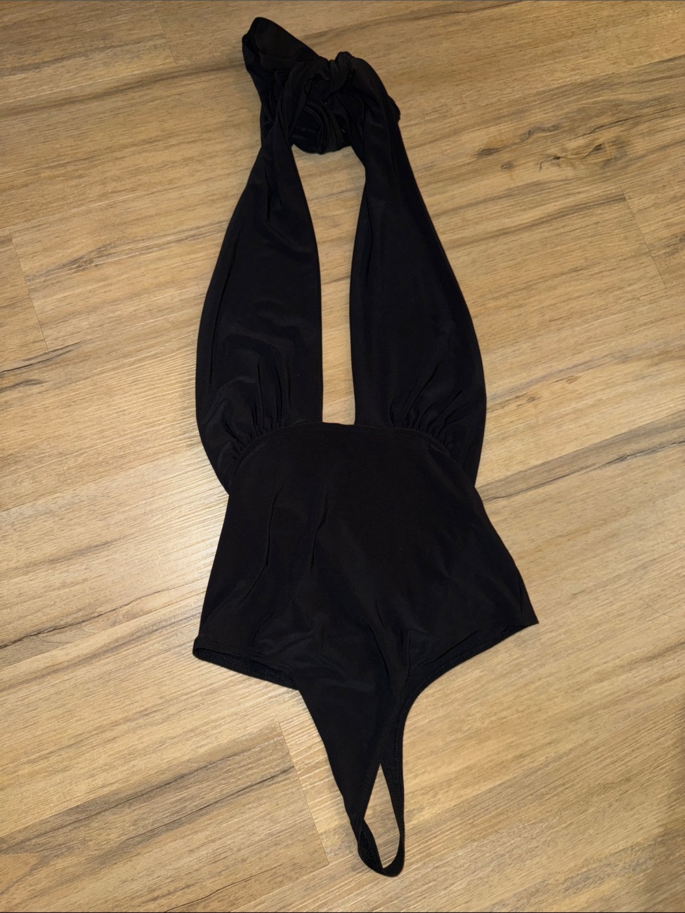 Open Edit - Bodysuit with tie and low cut